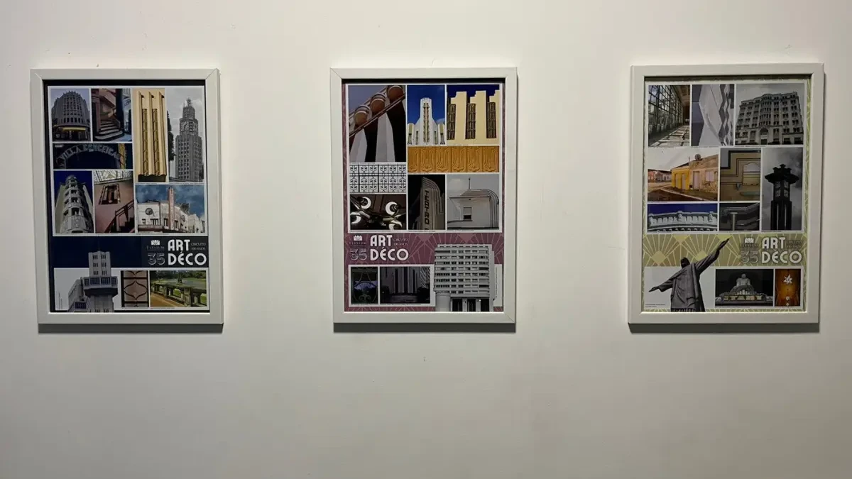 Em Goiânia, associação distribui cartazes grátis com fotos do patrimônio art-déco (Foto: Divulgação)