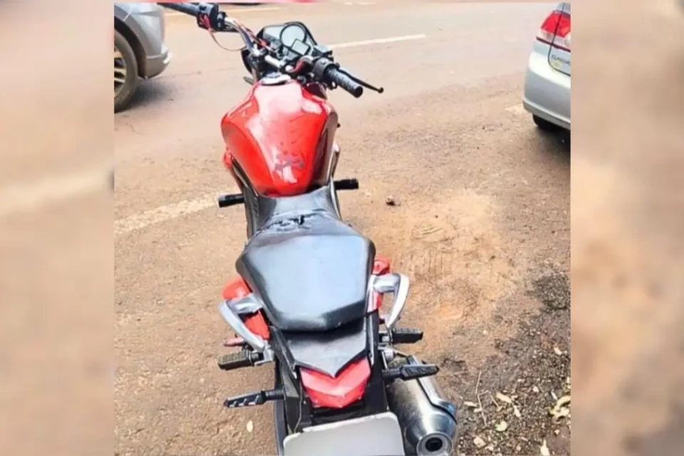 Moto apreendida pela GCM - (Foto: reprodução/GCM)