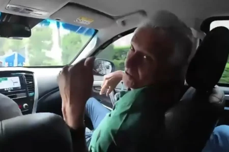 'Precisamos acordar, agir e derrotar o PT', diz Caiado a caminho da Paulista