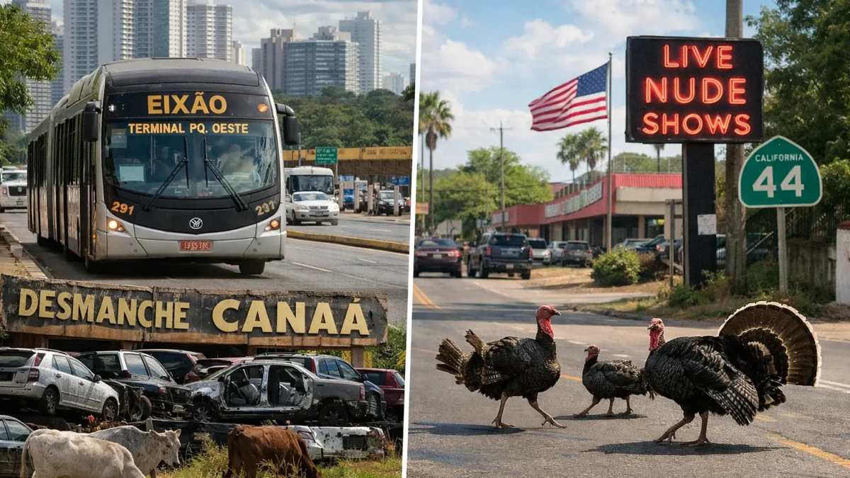 goiano semelhanças entre Estados Unidos e Goiânia vídeo Posts mostram 