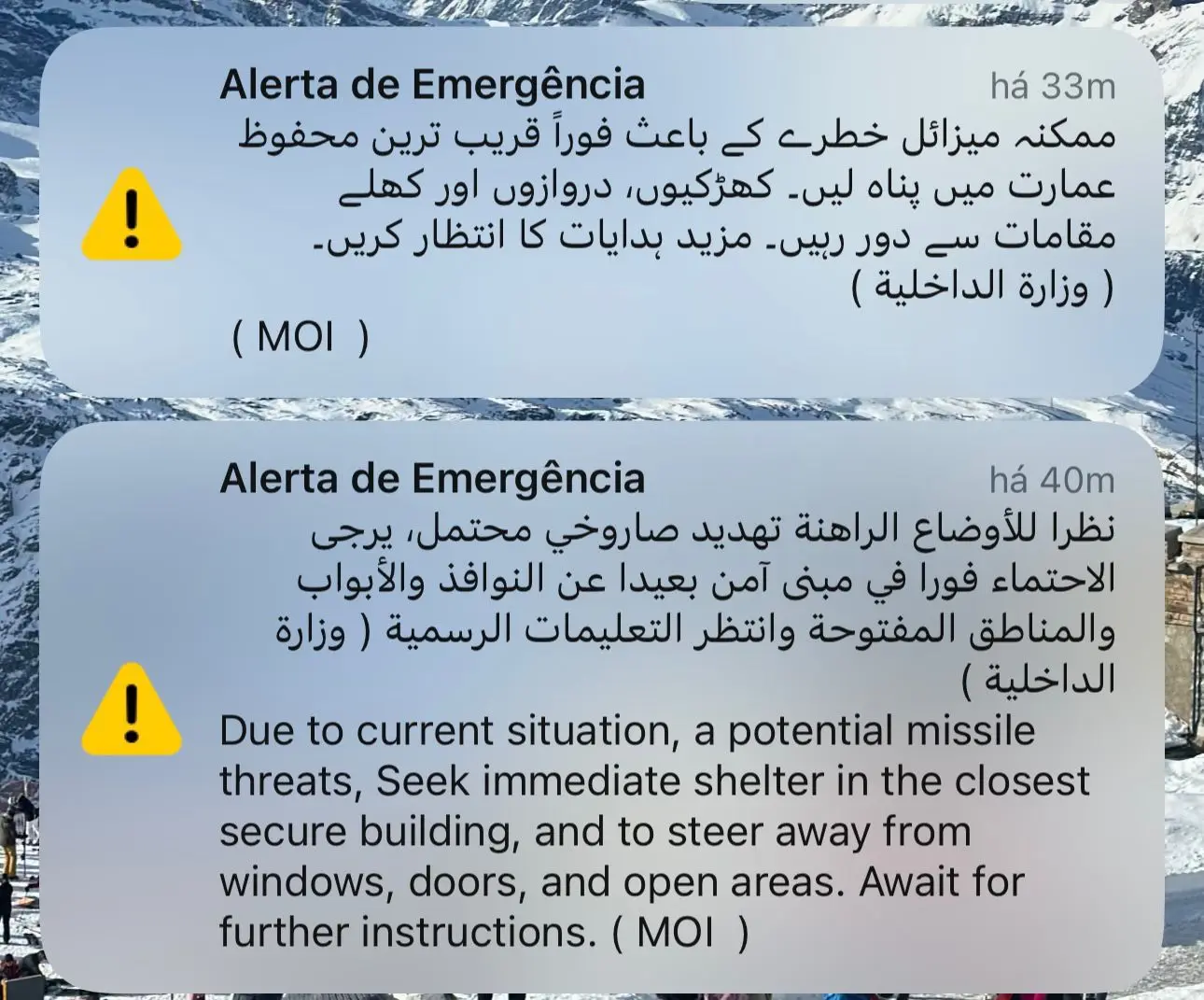 image Goiana em Dubai narra momentos de terror durante ataque do Irã