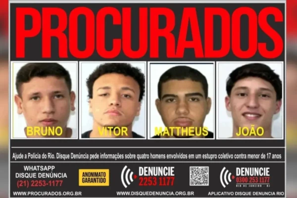 Quem são os suspeitos de envolvimento com estupro coletivo de Copacabana (Foto: Reprodução)