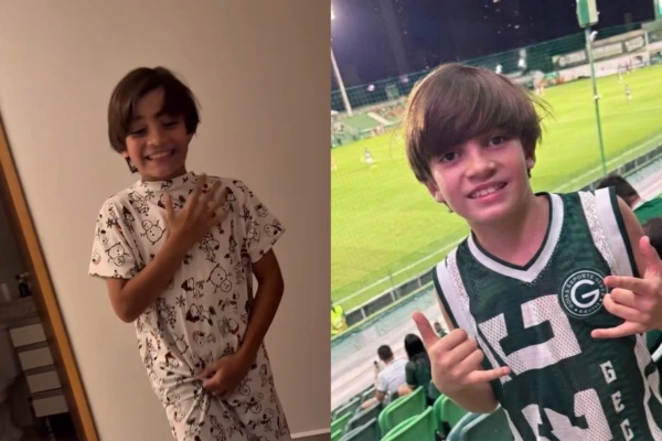 Torcedor mirim do Goiás viraliza