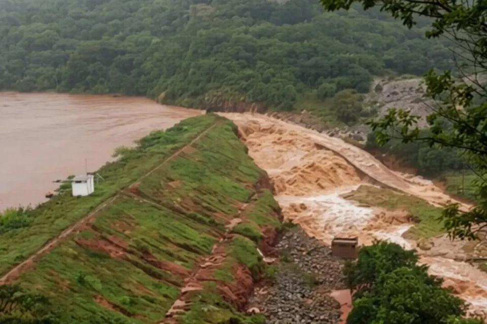 Mais de 100 pessoas são retiradas de casa por 'risco iminente de rompimento' de barragem em MG (Foto: Governo Federal)