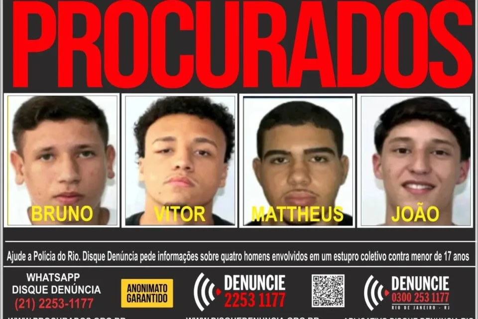 Mulher diz que filha foi vítima, em 2023, quando tinha 14 anos Mãe denuncia outro estupro coletivo que teria sido praticado pelos mesmos no RJ