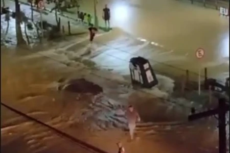 Imagem do alagamento