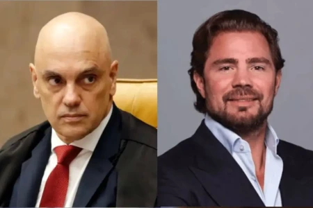 Vorcaro escreveu para Alexandre de Moraes no dia em que foi preso: ‘conseguiu bloquear?’ (Fotos; Divulgação)