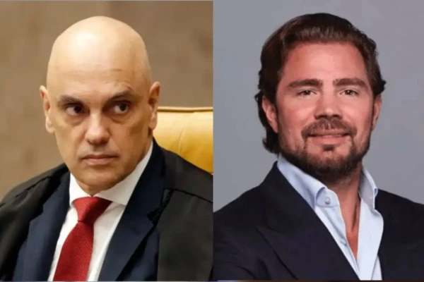 Vorcaro escreveu para Alexandre de Moraes no dia em que foi preso: ‘conseguiu bloquear?’ (Fotos; Divulgação)