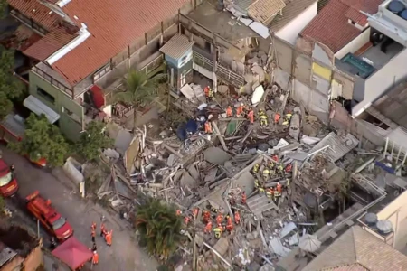 Sobe para 12 o número de mortos após desabamento em BH Caso ocorreu quinta-feira (5); oito pessoas foram resgatadas com vida do local