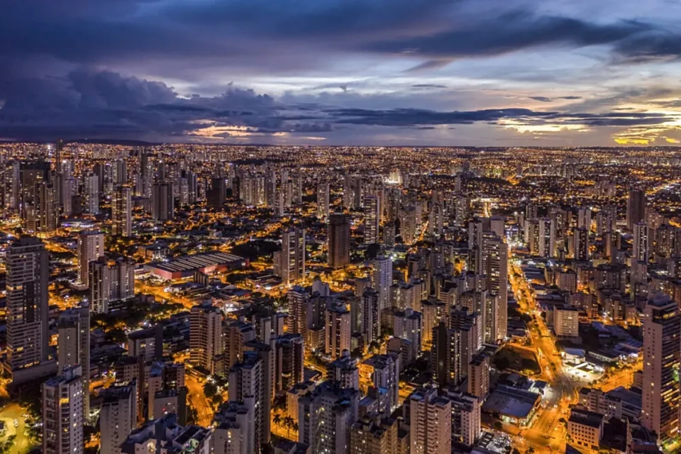 Imagem área da capital