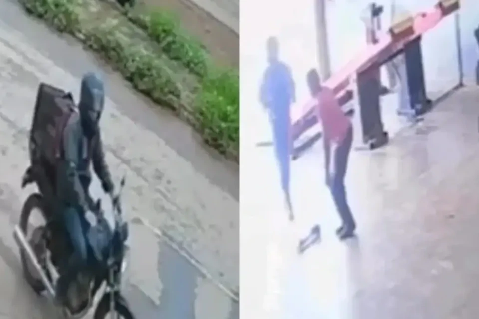 Imagem da câmera de segurança