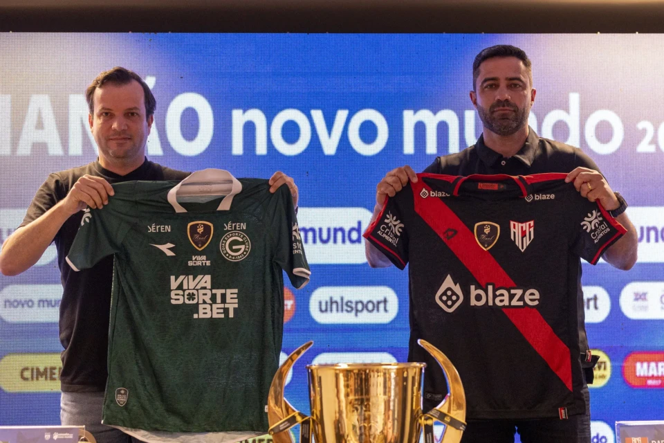 Rafael Lacerda e Daniel Paulista, treinadores de Atlético e Goiás