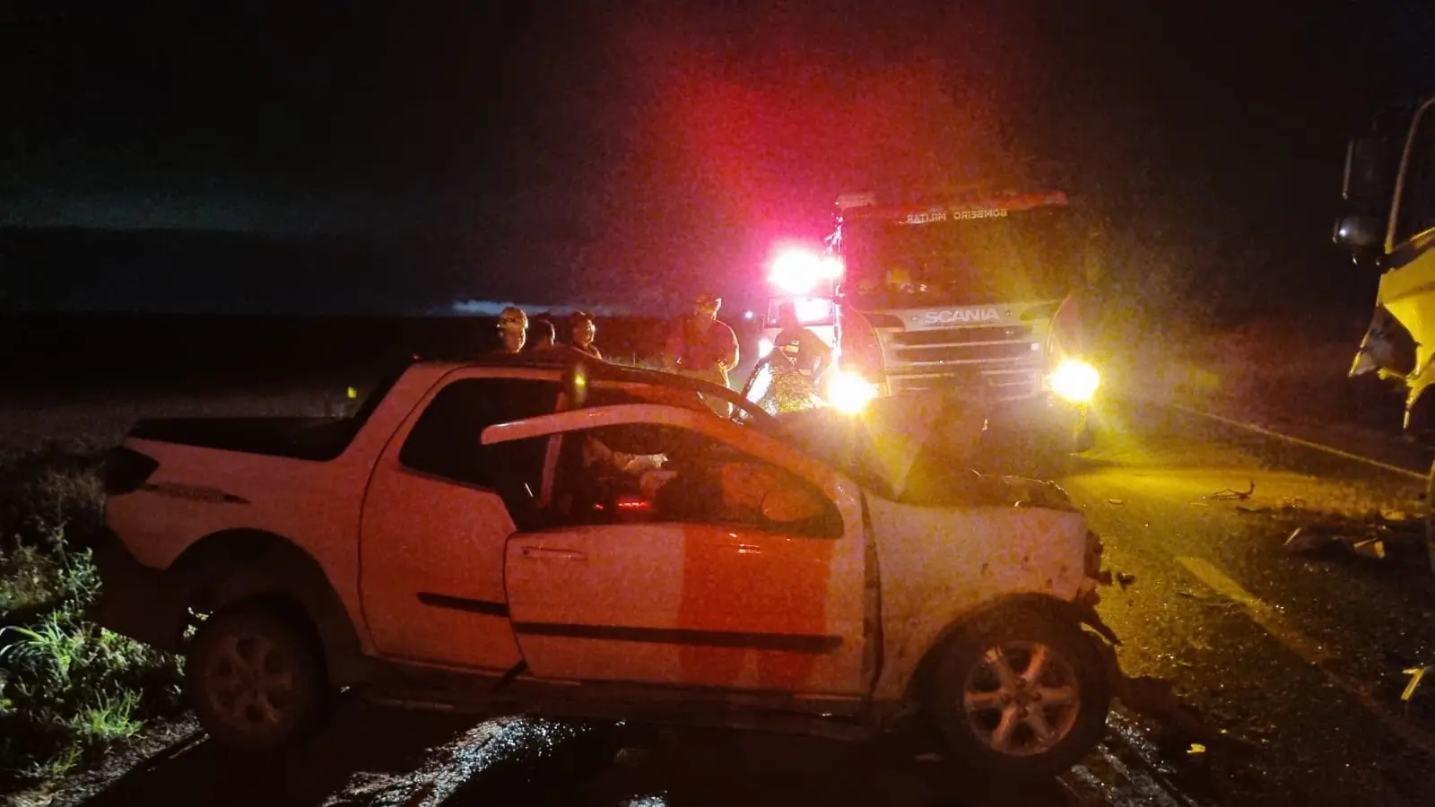 Imagem do local do acidente