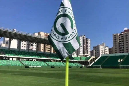 Imagem mostra estrutura interna do estádio do Goiás