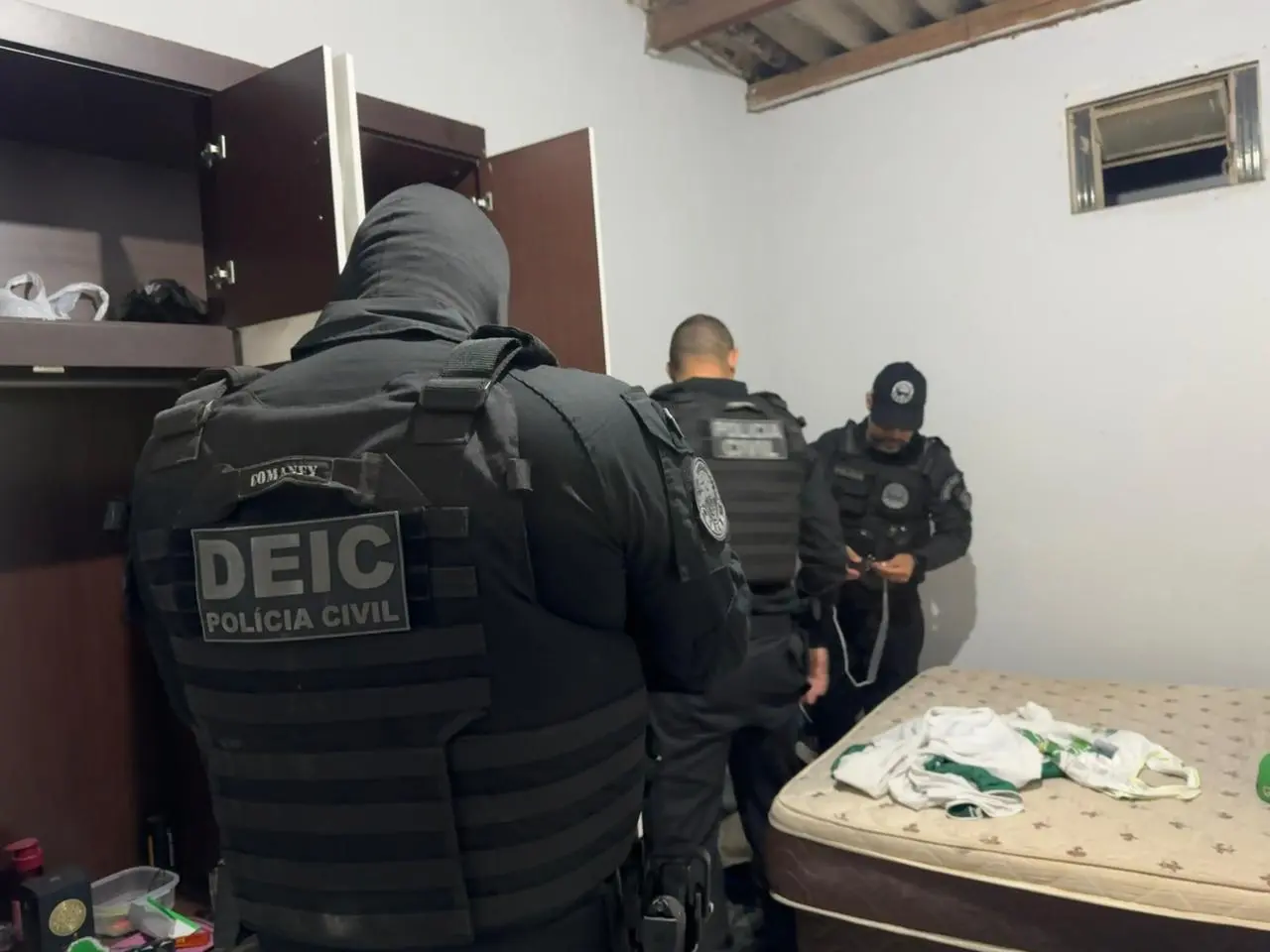 Imagem do local das buscas