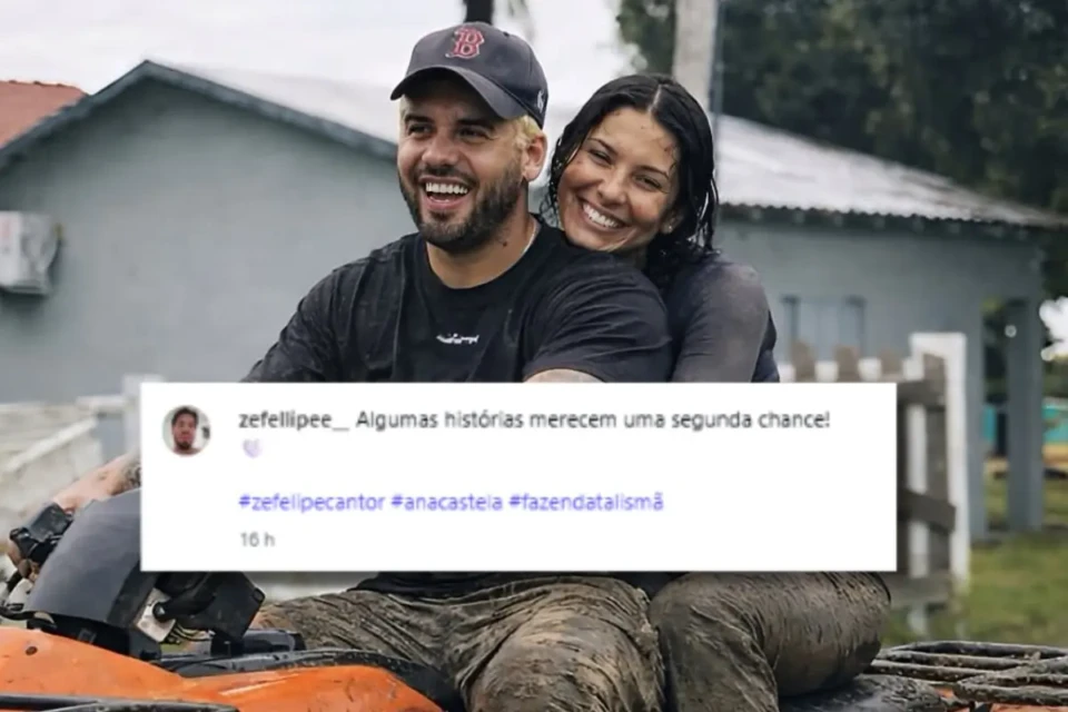 Zé Felipe posta foto com Ana Castela: ‘algumas histórias merecem 2ª chance’ (Foto: redes sociais)