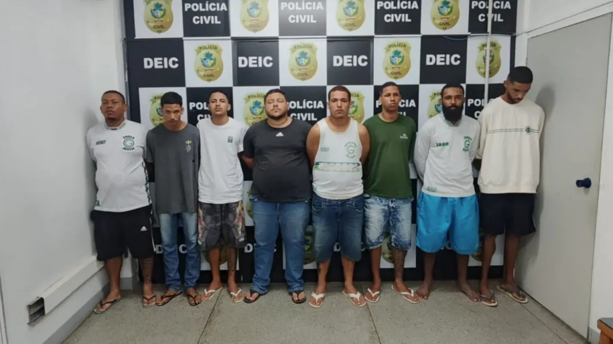 Três dos oito presos em operação contra Força Jovem Goiás têm ligação com tráfico de drogas