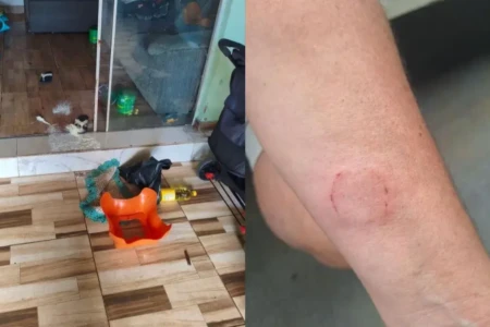 Mulheres se agrediram - (Foto: Reprodução)