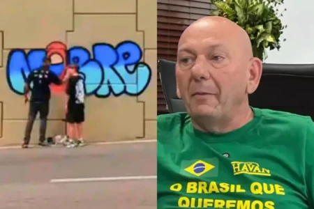 Luciano Hang denuncia grafiteiro por vandalismo em viaduto em Goiânia; artista alega expressão cultural