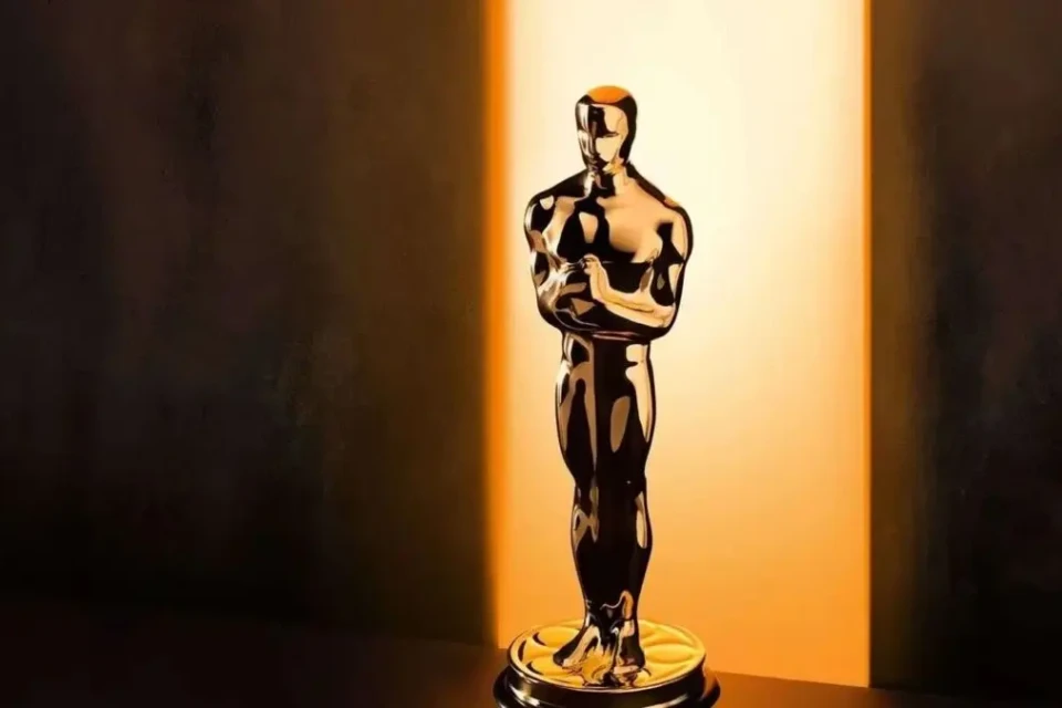 Imagem mostra estatueta do Oscar