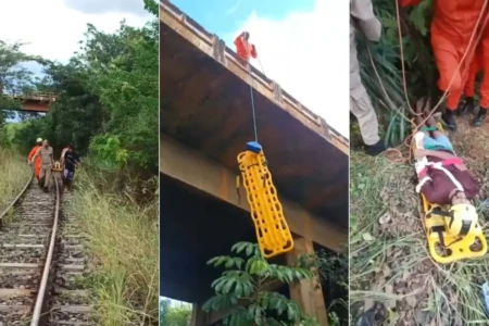 Imagens mostram cenas do resgate no último domingo