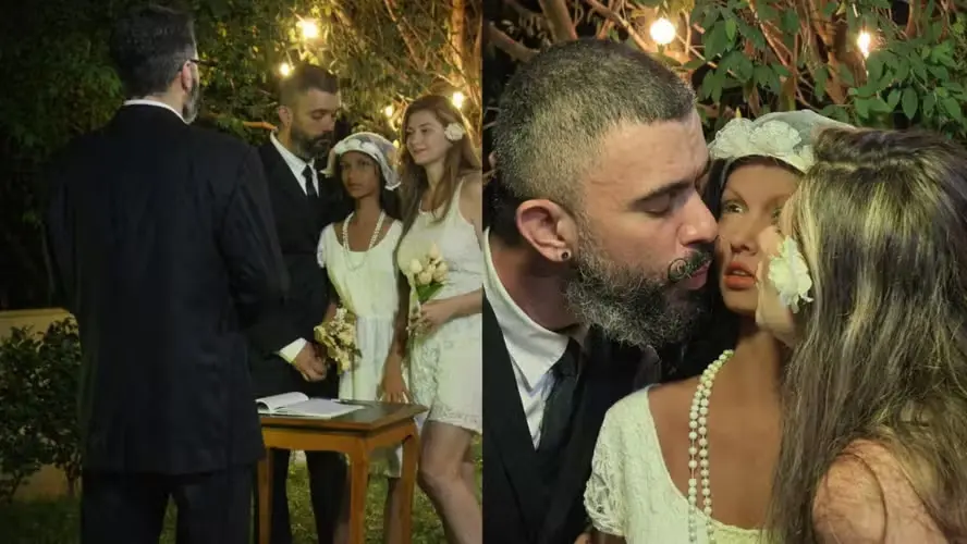 image “Maior corno do mundo” e influencer que fez sexo com fantasma se casam com boneca realista; veja fotos