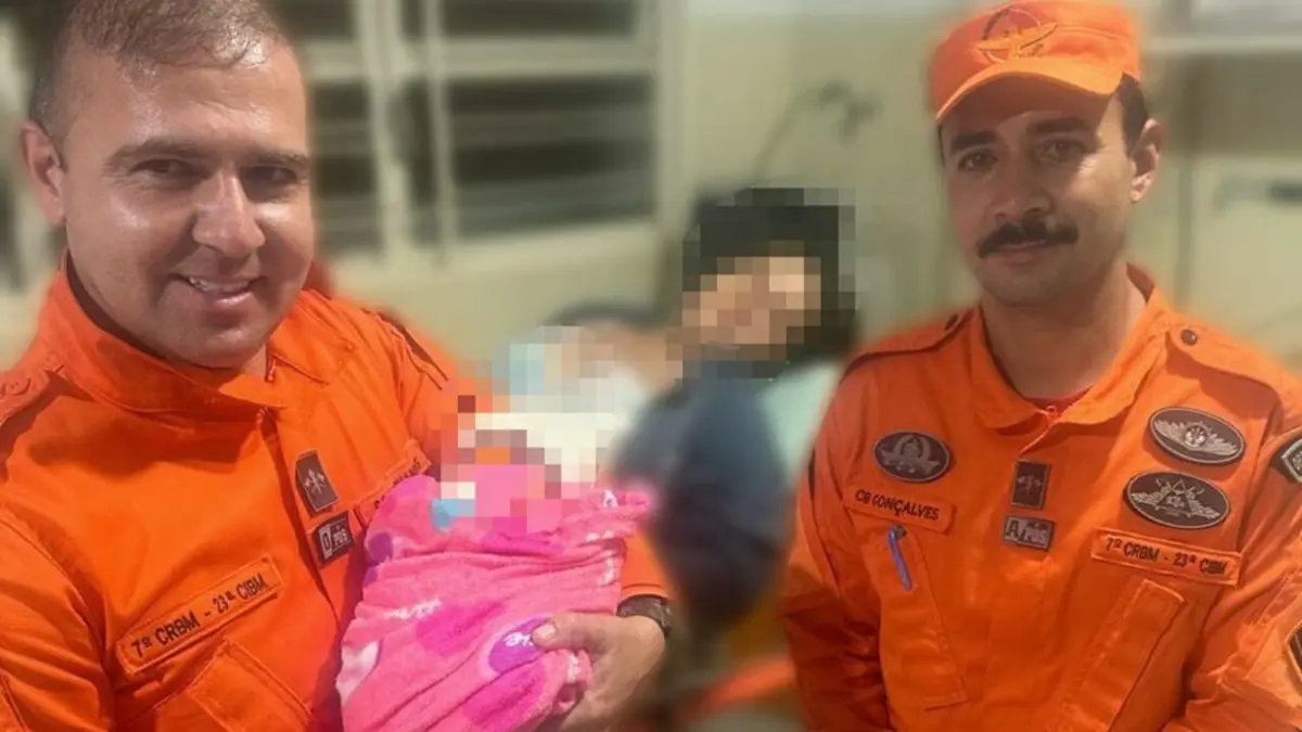 Bebê nasce dentro de viatura de resgate após mãe entrar em trabalho de parto em Ipameri