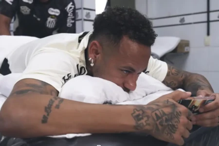Neymar durante convocação da seleção brasileira