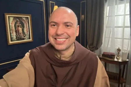 Frei Gilson, um dos nomes mais badalados entre os católicos na atualidade (Foto: Reprodução)