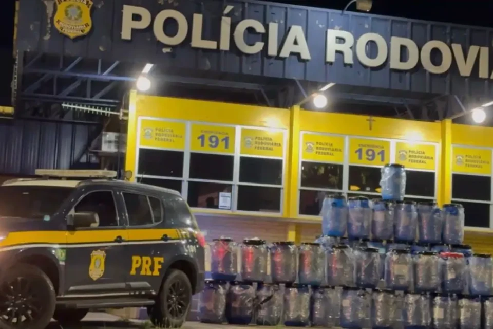 Apreensão de skunk é a maior da história do estado, segundo a PRF (Foto PRF)