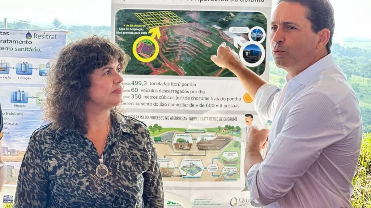 Semad entrega licença ambiental para o aterro de Aparecida de Goiânia (Foto: Divulgação)