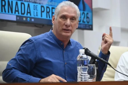 Miguel Diaz-Canel, chefe de Estado de Cuba (Foto: X)
