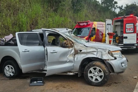 Idoso morre em acidente na BR-080 em Barro Alto