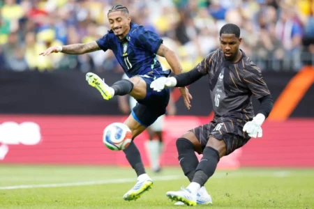 Vini Jr. e Raphinha não deslancham, e seleção segue carente de protagonistas (Foto: Rafael Ribeiro/CBF)
