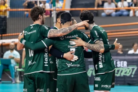 Goiás Vôlei em partida da Superliga A