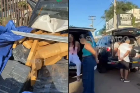 Imagem mostra mercadoria apreendida