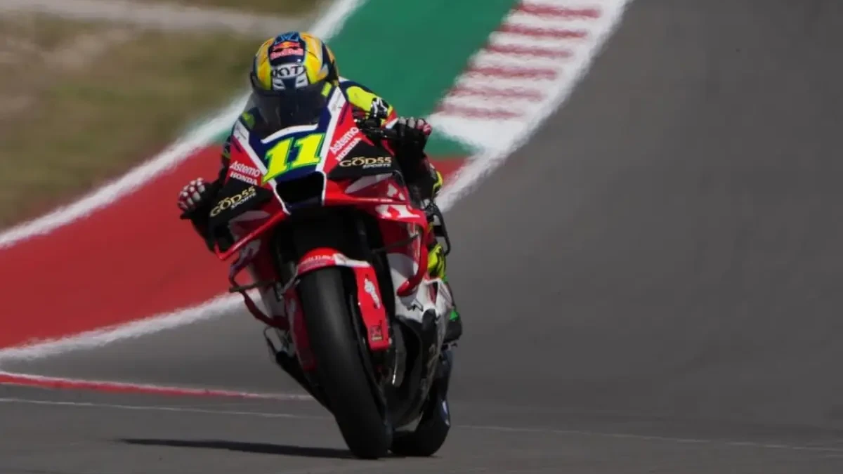 Diogo Moreira no GP das Américas, em Austin, nos Estados Unidos