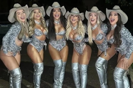 Bailarinas do Leonardo viralizam com vídeo: "Dizem que dançamos sem calcinha… será?” Moças entraram em uma trend das redes sociais
