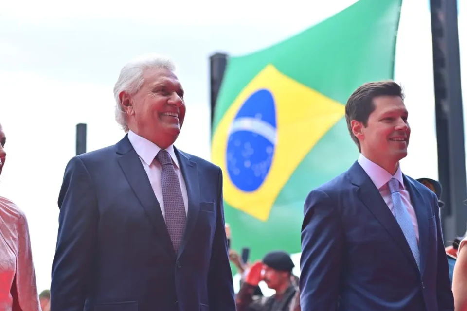 Ronaldo Caiado e Daniel Vilela (Foto: Jucimar de Sousa)