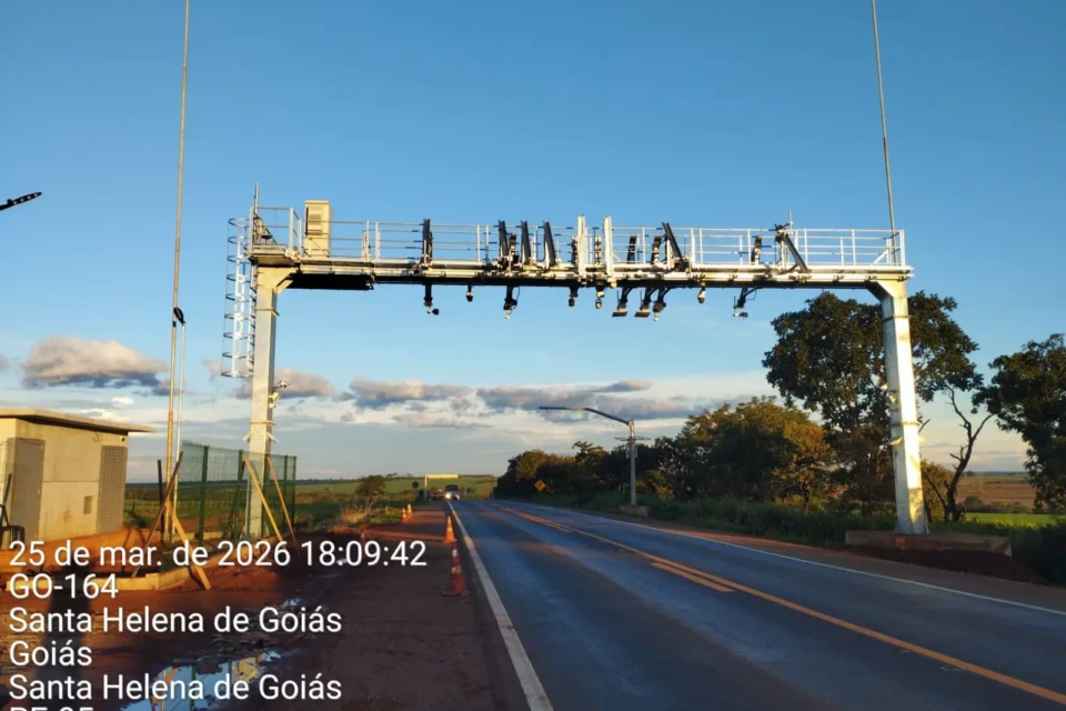 Imagem da instalação do radar