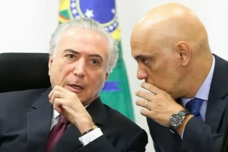 Temer defende Alexandre de Moraes: contribui para 'pacificação do país' (Foto: Agência Brasil)