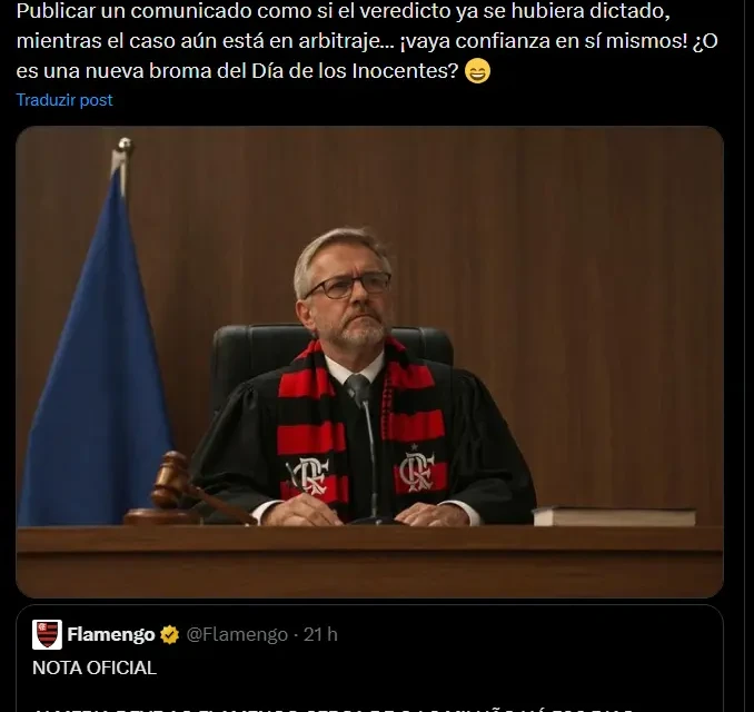 Clube espanhol Almería ironiza cobrança do Flamengo