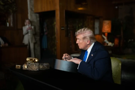 Presidente dos EUA, Donald Trump, em visita a Memphis (Foto: Casa Branca)