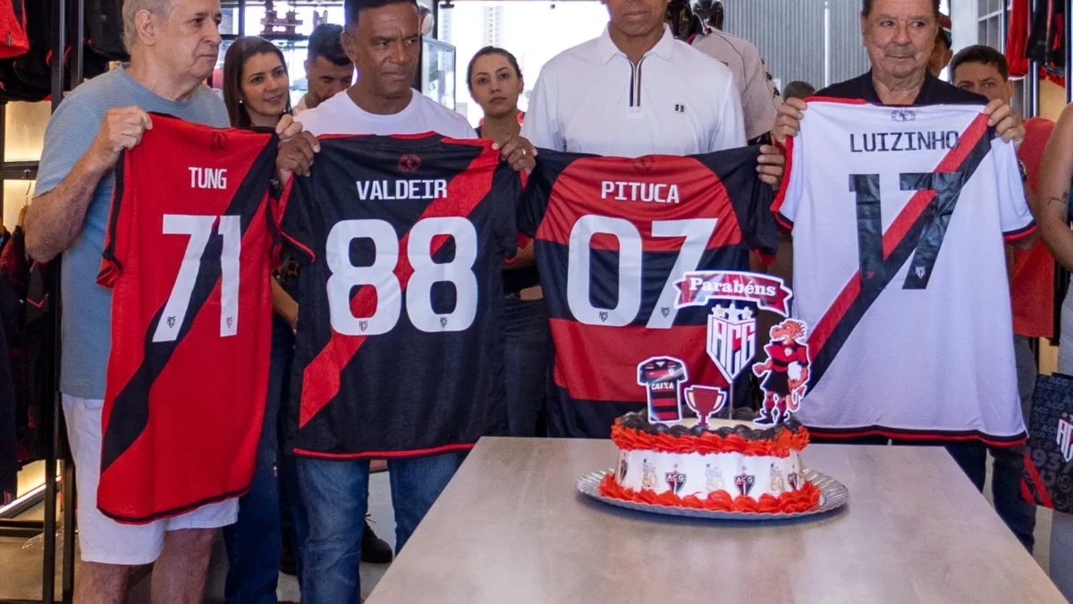 homenagens ídolos aniversário do Atlético Goianiense