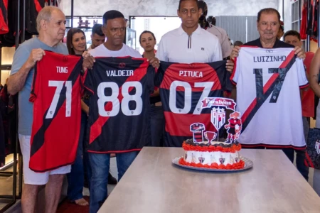 homenagens ídolos aniversário do Atlético Goianiense