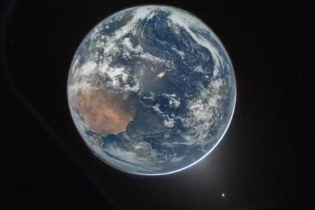 'Olá, mundo': Nasa divulga primeiras fotos feitas pelos astronautas da Missão Artemis II (Foto: Nasa)