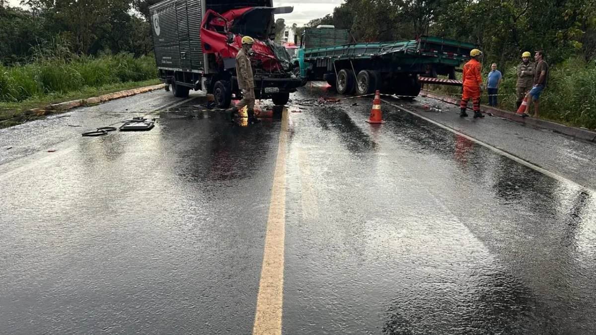 Imagem de um dos acidentes registrados