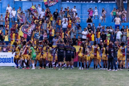 Equipe do Planalto durante partida do Brasileiro Feminino