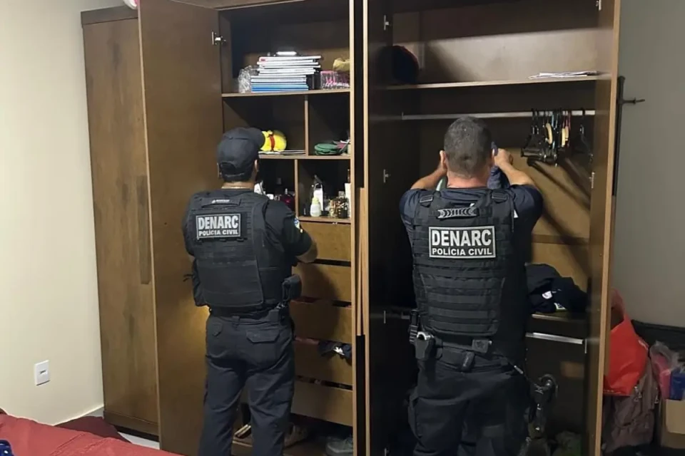 Imagem da busca e apreensão