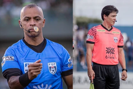 Wilton Pereira Sampaio e Bruno Pires, árbitros goianos que estarão na Copa